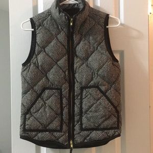 JCrew herringbone vest EUC XS authentic